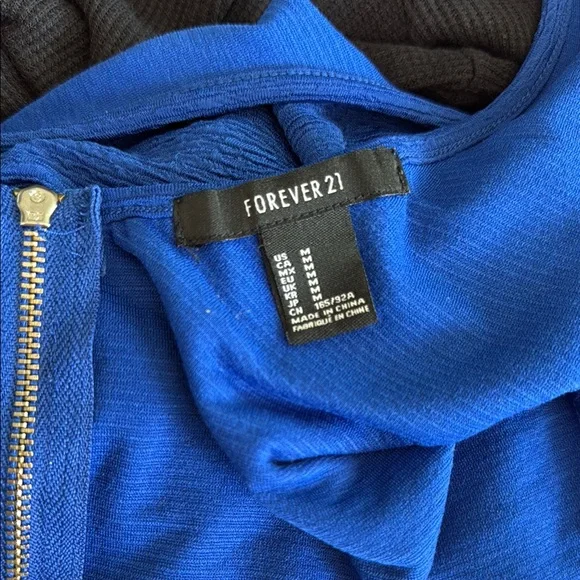 Forever 21 Blue Midi Dress with Elegant Silhouette - Picture 2 of 8